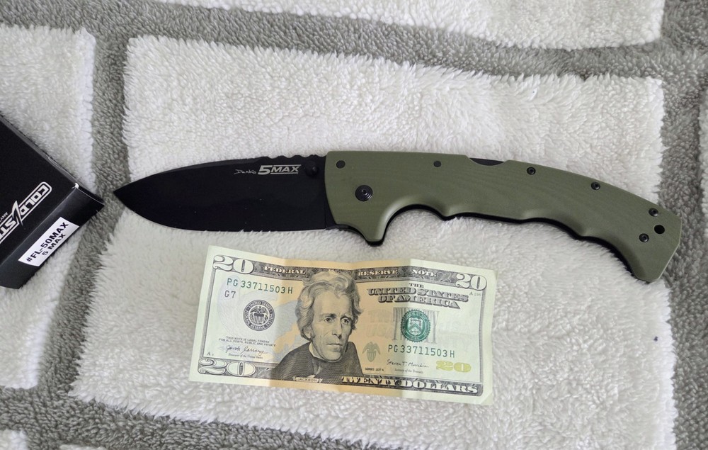 Cold Steel 5 Max Lockback OD Green CS-FL-50MAX