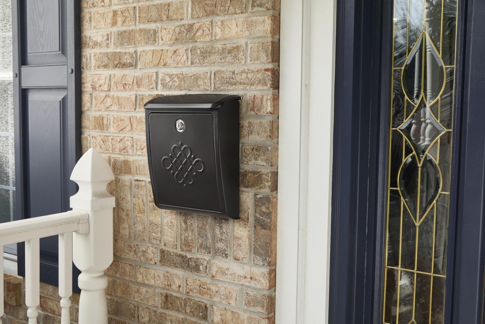 Architectural Mailboxes Bordeaux™ Locking, Wall-Mounted Mailbox for Outsid