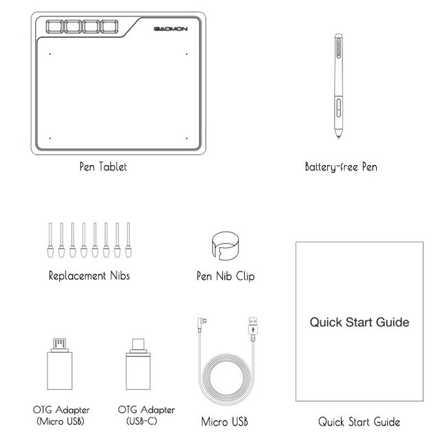 Tableta Grafica Para Dibujar Diseño Para Celular PC Android Windows Precisa