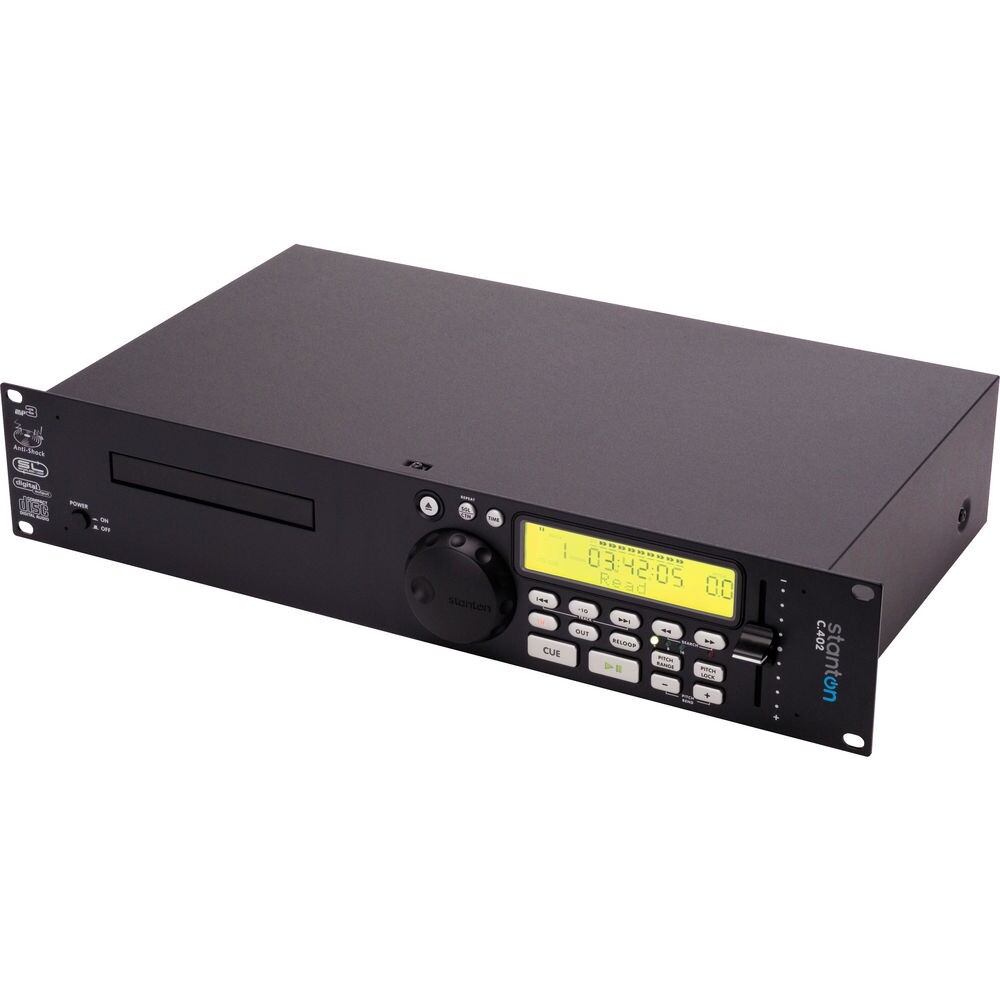 Stanton C.402 2U Rackmount DJ CD/MP3 Player w/ Pitch Control & Seamless Loop