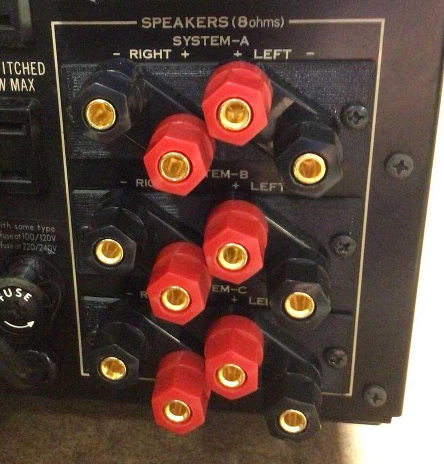 Sansui 7070 speaker terminal upgrade kit