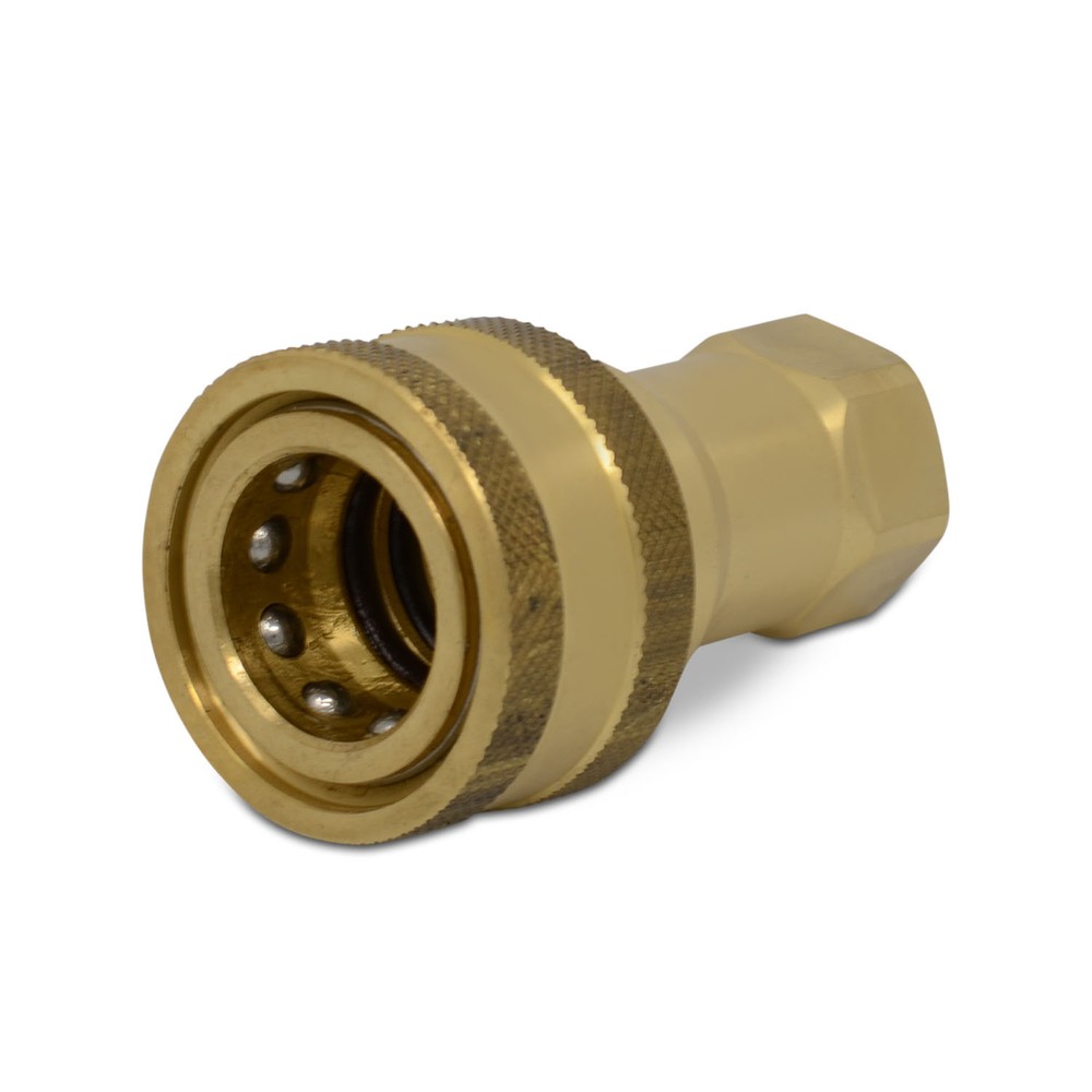 1/2″ NPT ISO 7241-B Brass Quick Connect Female Coupler