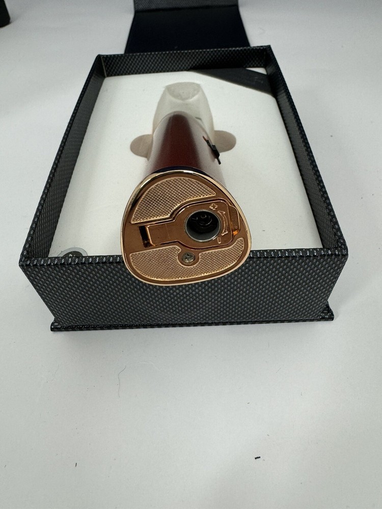 Vector AZTECH - Wind Resistant Large Single Jet Torch Lighter - Rose Gold - New