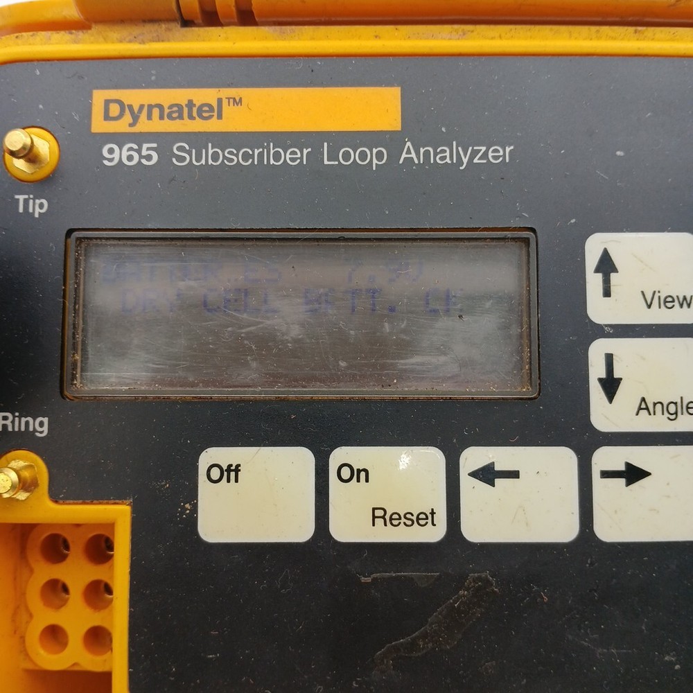 3M Dynatel 965 Subscriber Loop Analyzer - Powers On - No Leads
