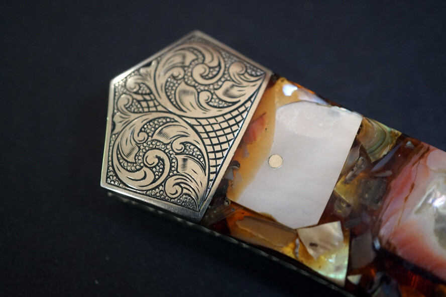 HARVEY McBURNETTE Custom Front Lock Folder Knife RARE RARE