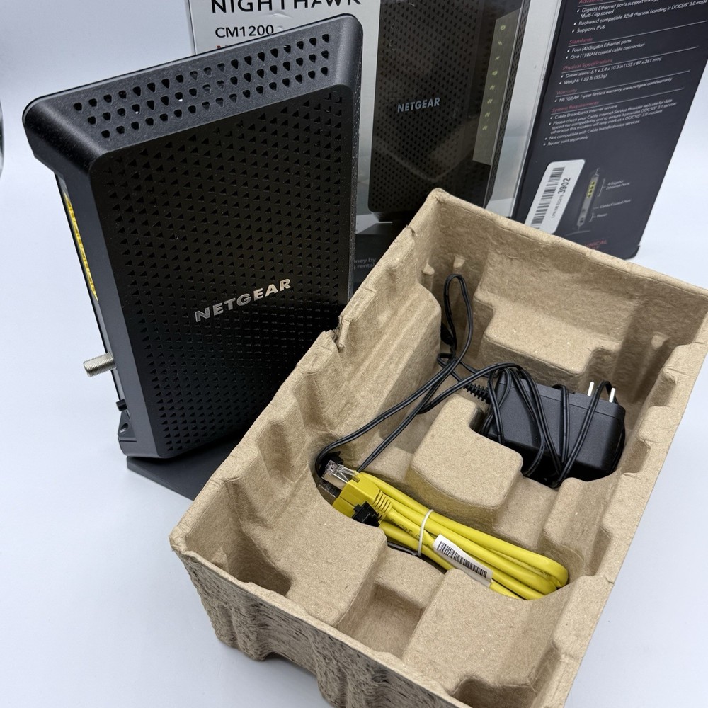 NETGEAR Nighthawk CM1200 DOCSIS 3.1 Multi-Gig Internet Speed Cable Modem