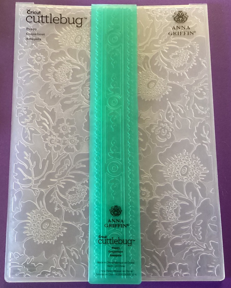 Anna Griffin Poppy Embossing Folder 5x7