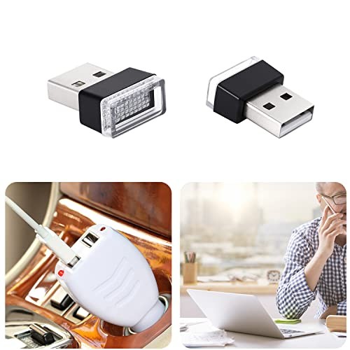 7 Pieces Mini USB LED Light Car Interior Lights USB LED Atmosphere Lamp Light