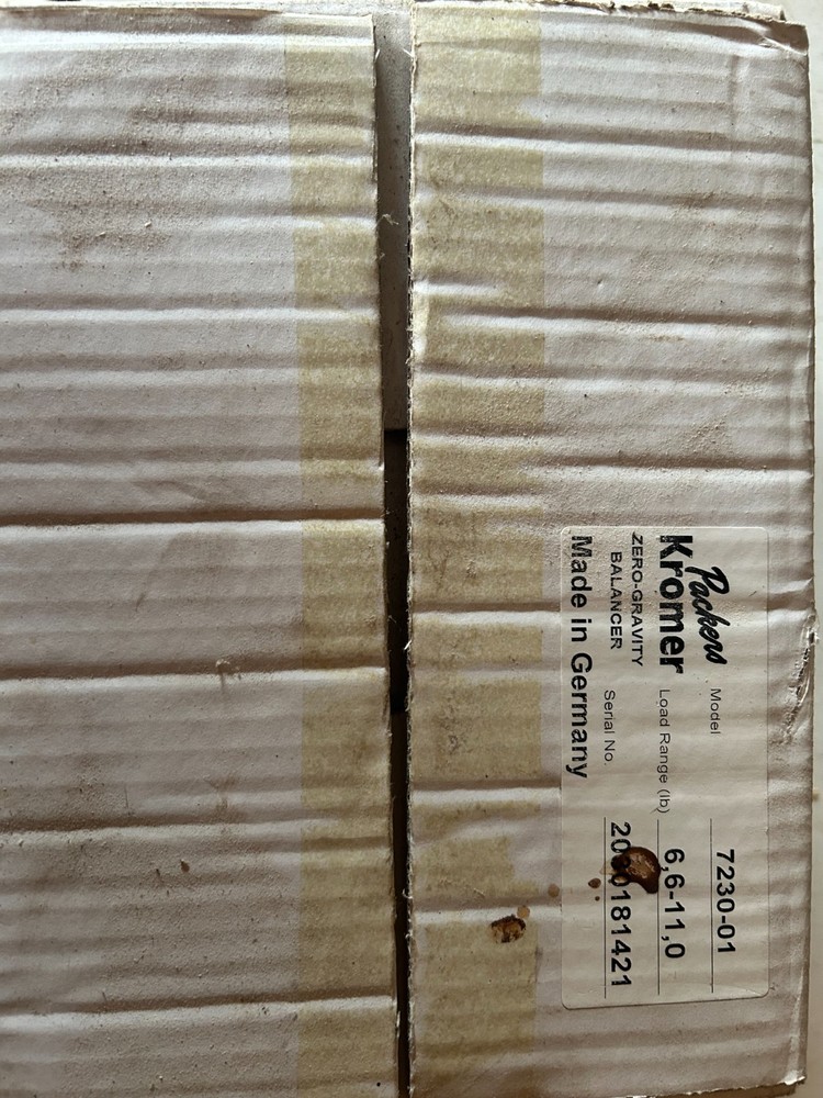 Packers Kromer zero gravity balancer 7230-01 6.6-11 LB