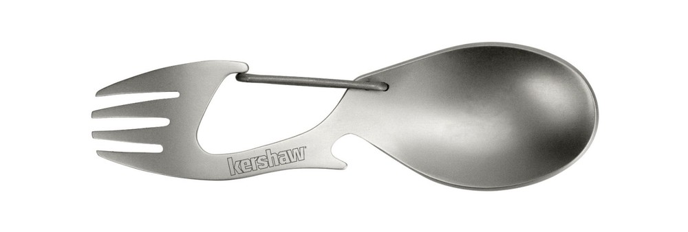 Kershaw Ration 1140X Spoon and Fork Tool Bead Blast Stainless Steel