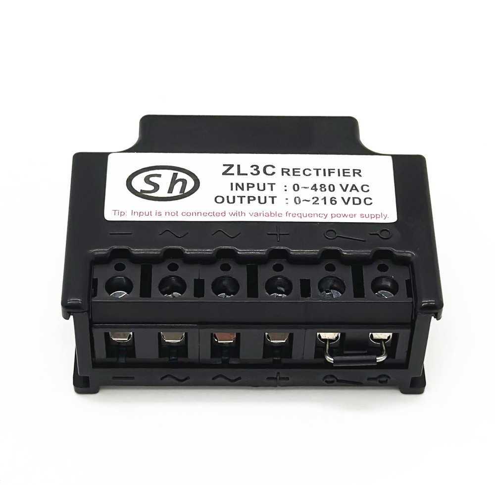 ZL3C input: 0~480VAC output: 0~216VDC half-wave brake rectifier module
