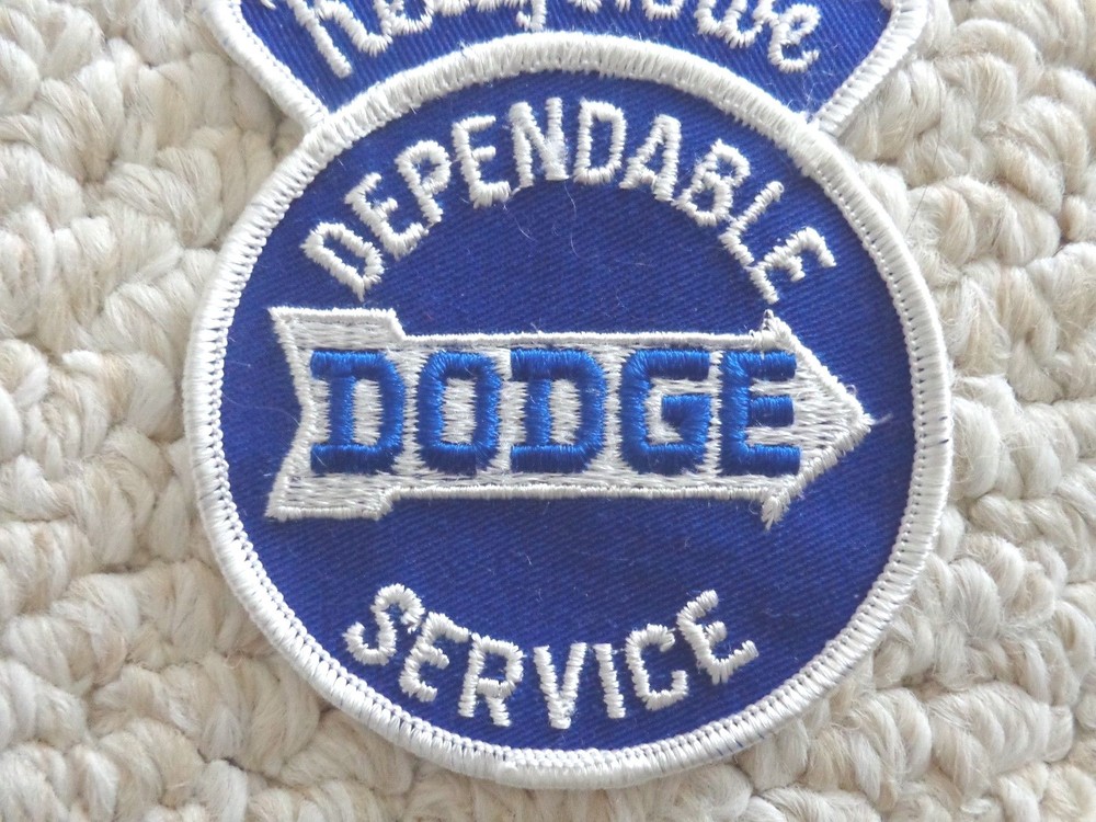 Dodge Kelly Lowe Dependable Service Cloth Patch (#1882)