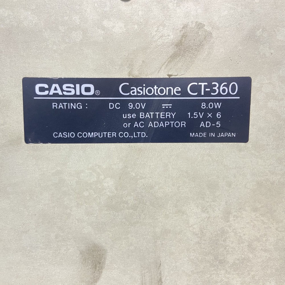 Casio Casiotone CT-360 Digital Keyboard