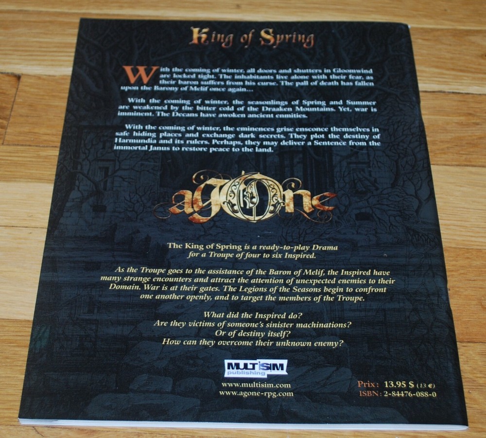 Agone RPG King of Spring