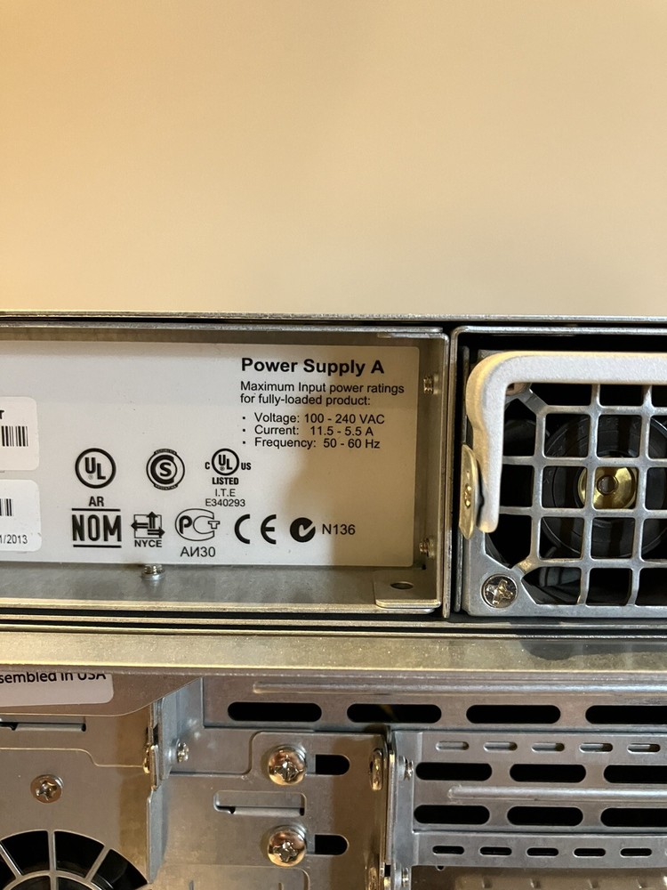 Nimble Storage CS200, CS400, ES1 3U Array, 2x SAS Controllers, 16x 3.5" Bays