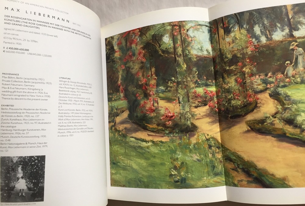 Sotheby's Catalog Impressionist & Modern Art 2005 Softcover Reference Degas Gris