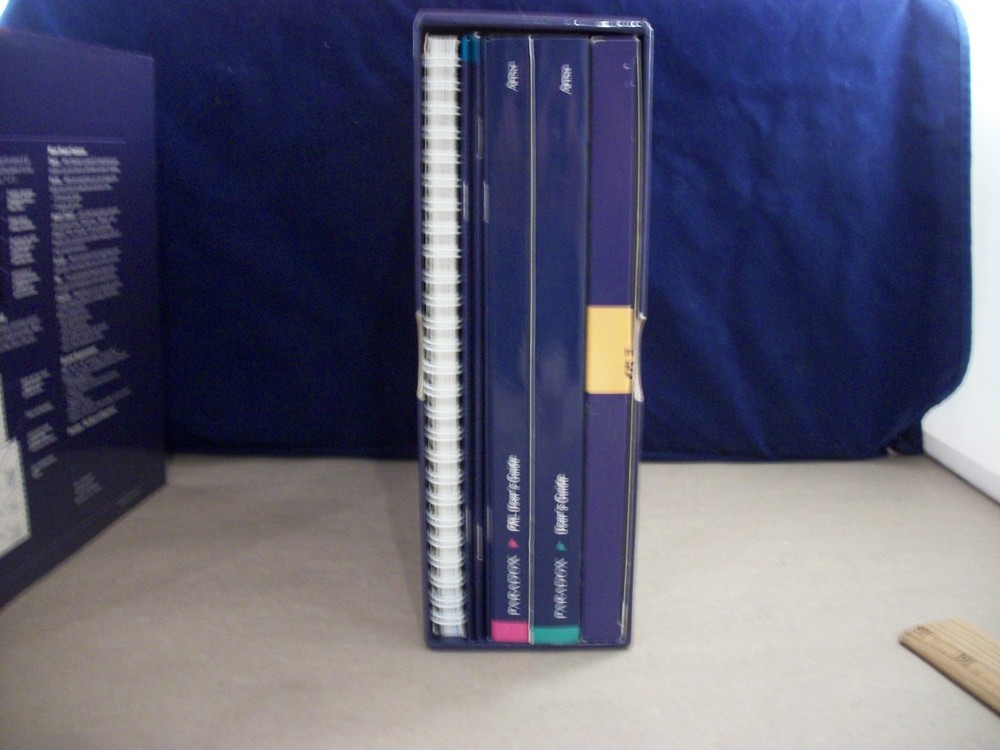 1985 Ansa Paradox Relational Database Software Version 1.1 MS-DOS 5.25 Disks