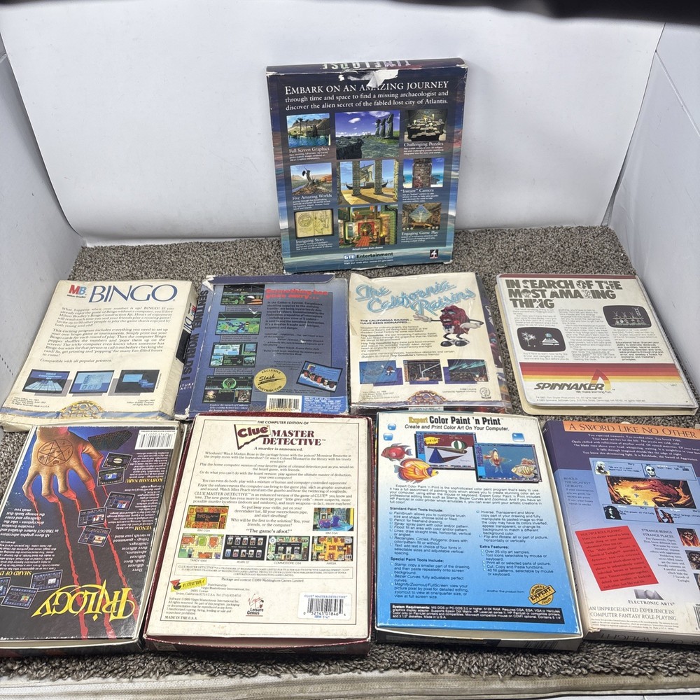 IBM PC Tandy 1000 Windows 95 Ms DOS Game Lot UNTESTED READ