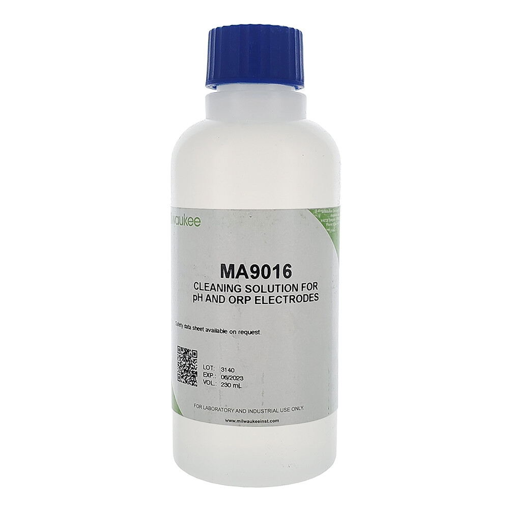 Milwaukee Instruments MA9016 Cleaning Solution for pH/ORP Electrode, 230 mL