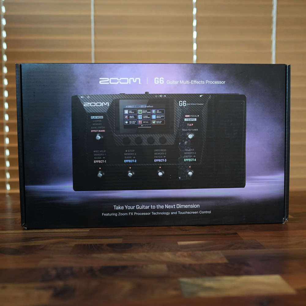 ZOOM G6 Guitar Multi Effects Processor Pedal Brand New