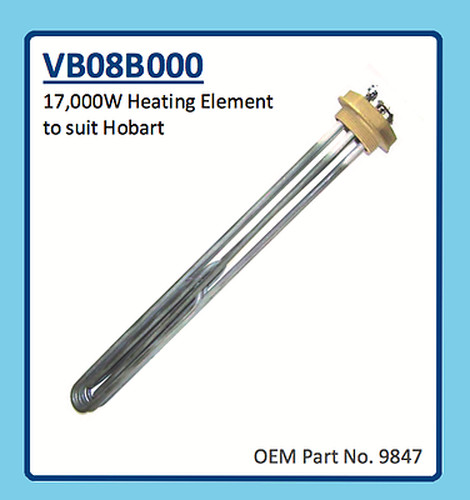 HOBART HEATING ELEMENT 17,000W VB08B000 9847