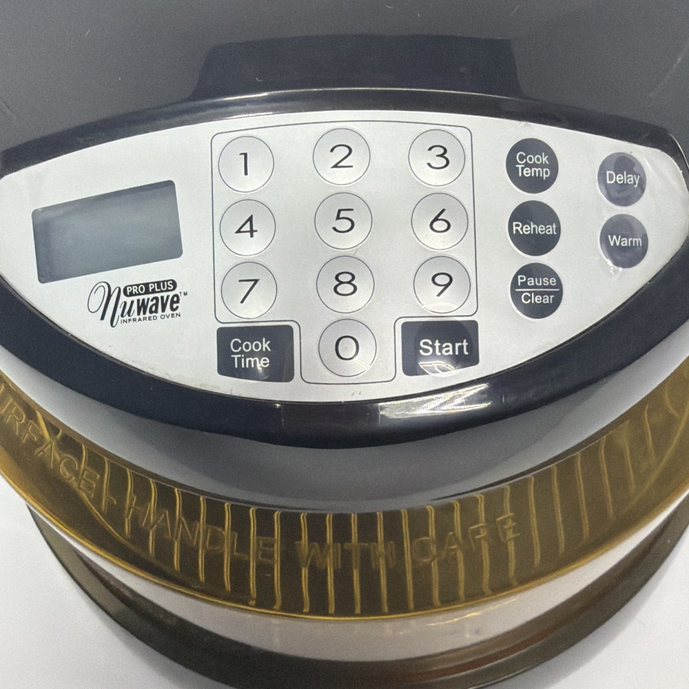 NuWave Pro Plus Infrared Oven Black & Amber Dome | Digital Controls | Tested