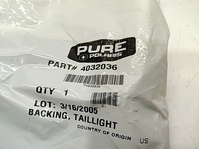 Backing, Taillight - 2000 Polaris NOS