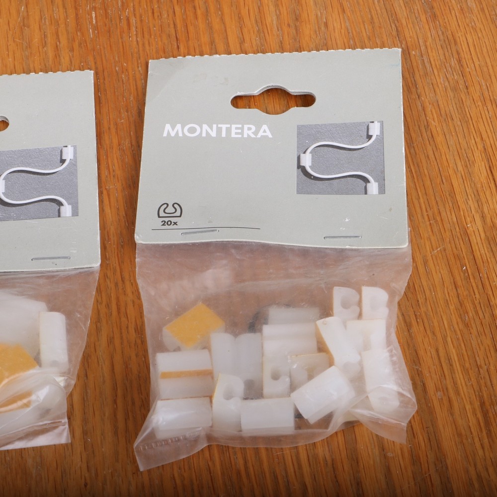 2 Bags Ikea Montera Cable Organizers