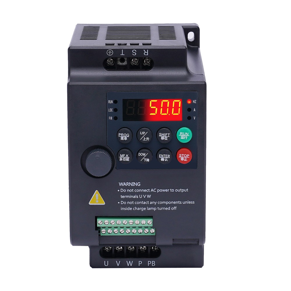 2 HP 3 Phase Motor Variable Frequency Drive VFD Speed Controller 220VAC 1.5KW 7A