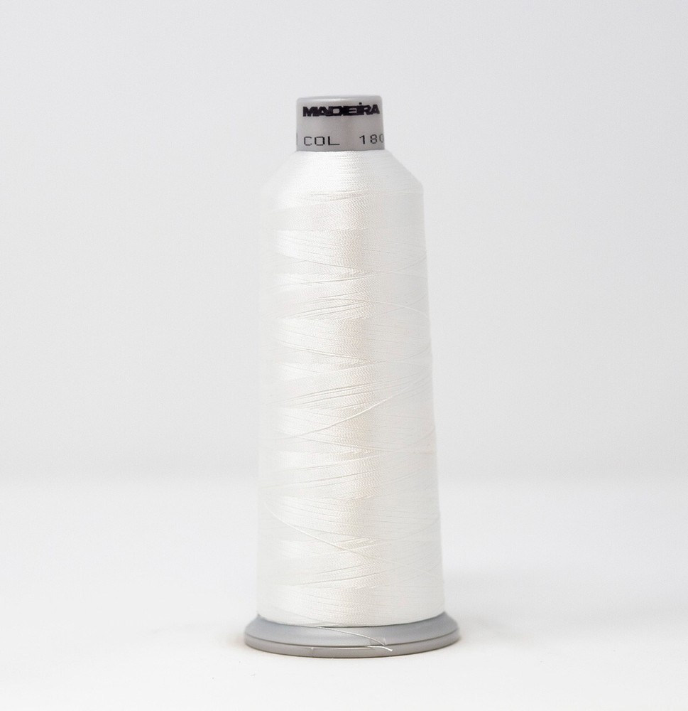 MADEIRA -Ref. 1804- Natural White-Polyneon Machine Embroidery Thread -5500 yards