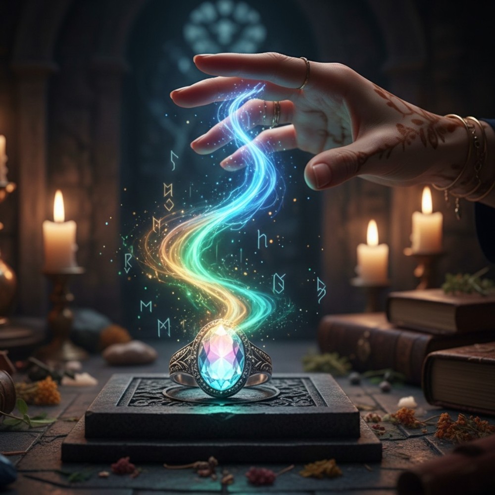 Imbued Talisman Ring – Custom Energy Infusion