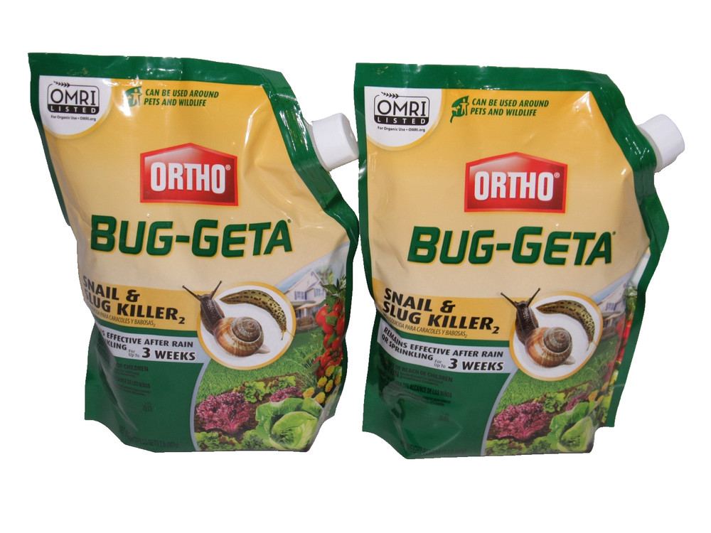 2 Ortho Bug-Geta Buggeta Snail and Slug Killer 2Lbs. Shake Pour (4 Pounds Total)