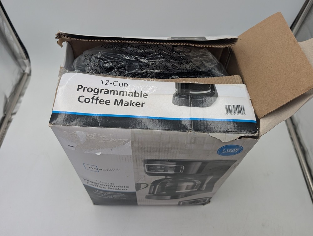 Mainstays 12-Cup Programmable Coffee Maker New in a box