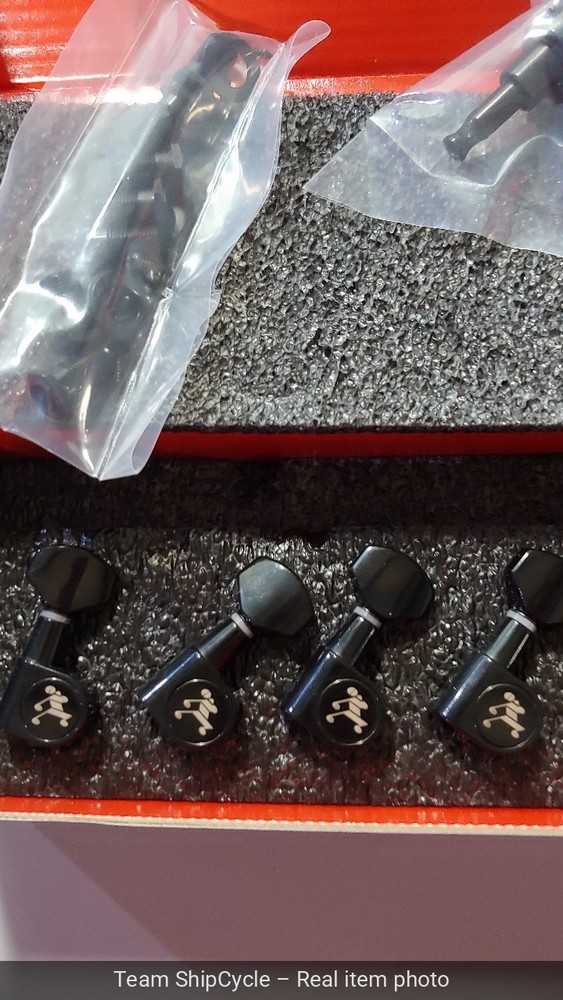 U26933 Tone Ninja Import 2Pin tuner set 7 String Inline Black G2U