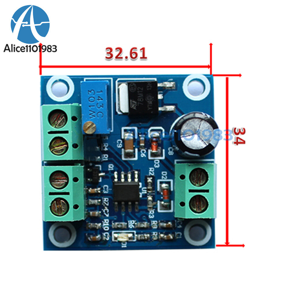 0-1KHz to 0-10V Frequency Voltage Converter Analog Signal Conversion Module DIY