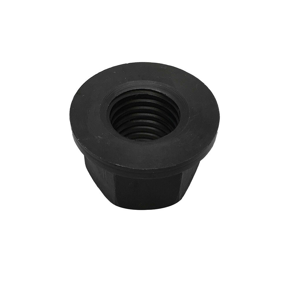 2 Pc Thread Flange Nut 3/8''-16  Steel Hex Threading Black Oxide Finish