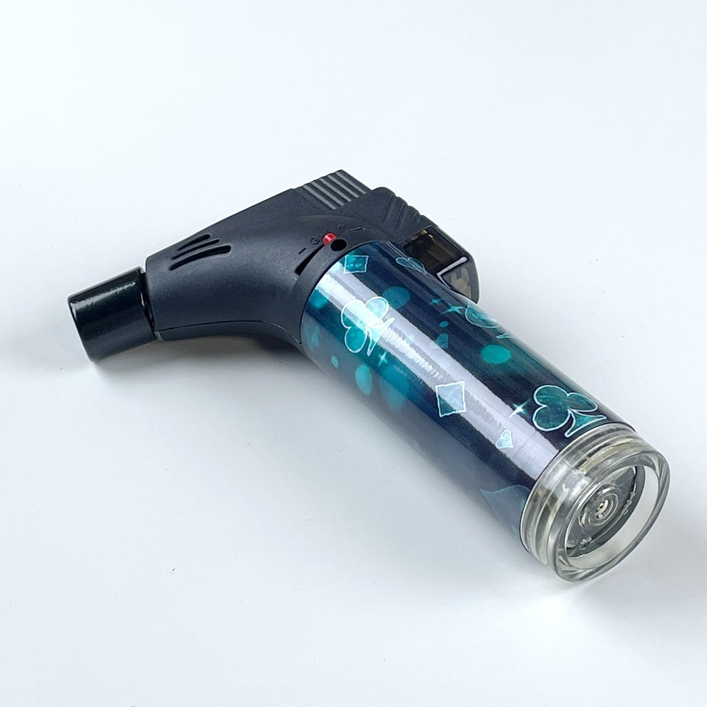 4Pack Jumbo 4" Single Jet Flame Torch Gun Lighter Refillable Lockable Peach gift