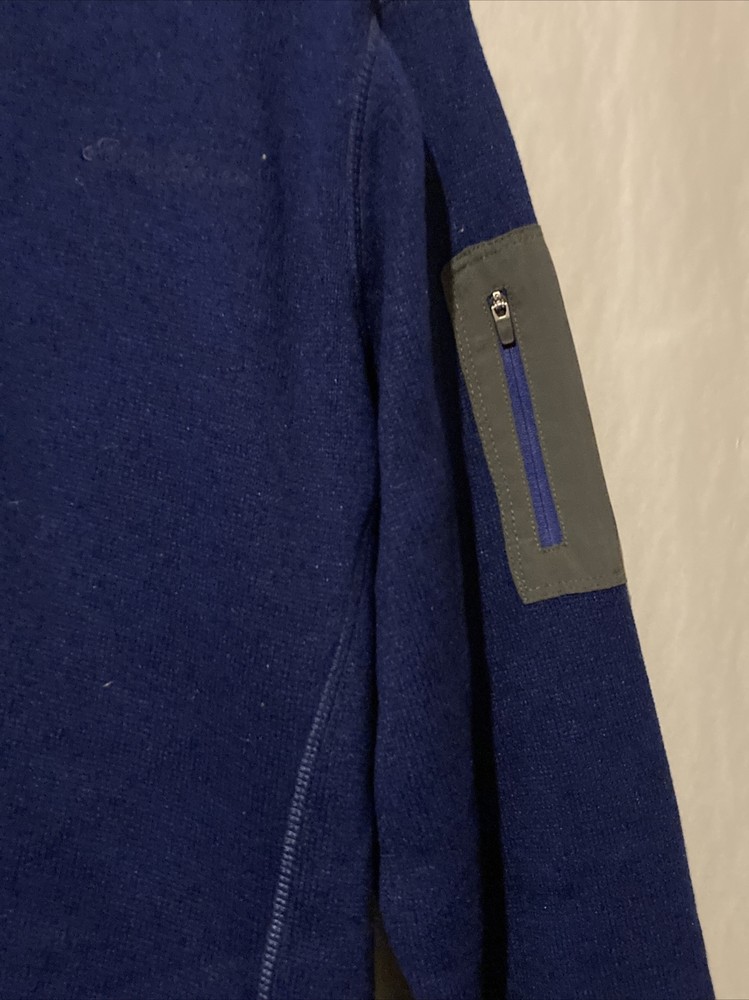 Eddie Bauer Mens Half Zip Pullover Size XL Navy Blue