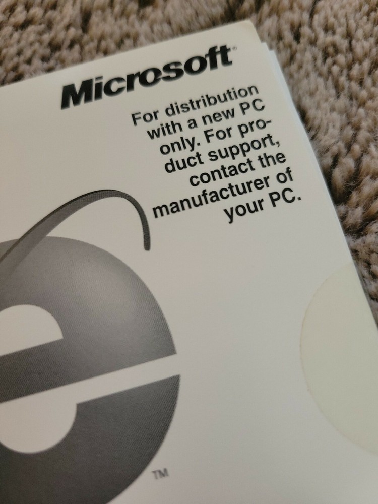 Microsoft Internet Explorer 4.0 CD NEW