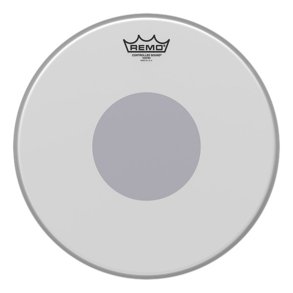 Remo 16" Controlled Sound Coated Black Dot Drum Head