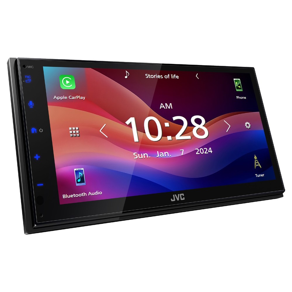 JVC KW-M695BW 6.8" Single-DIN Bluetooth USB/MP3 Receiver