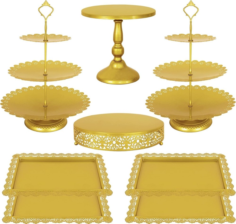 Versatile Party Display Stands - 8 Pcs