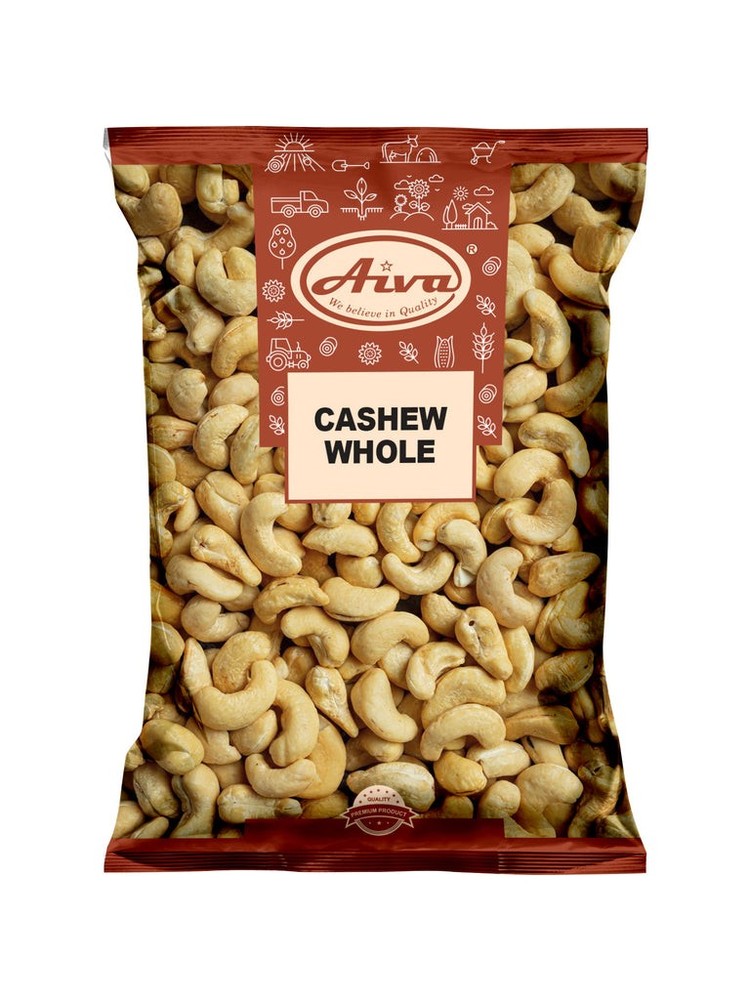 Aiva Cashew Whole 25 LB Bulk | Crunchy Nuts for Snacking & Cooking
