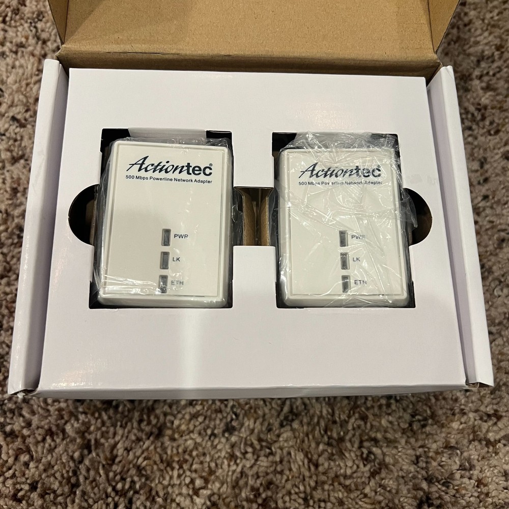 ActionTec 500 Mbps Powerline Network Adapter Model PWR500