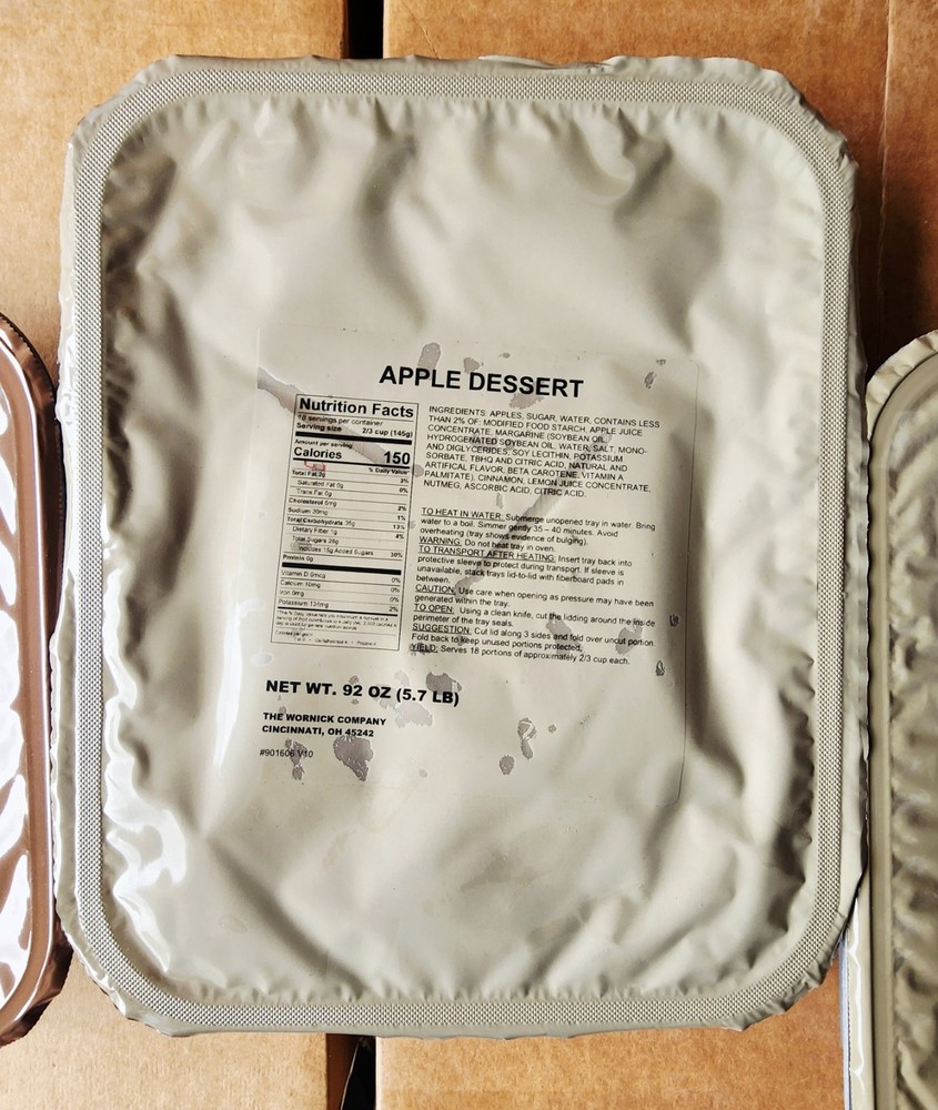 Military MRE 18 MEAL KIT, Unitized Group Ration (UGR-E) Breakfast/Dinner Menus