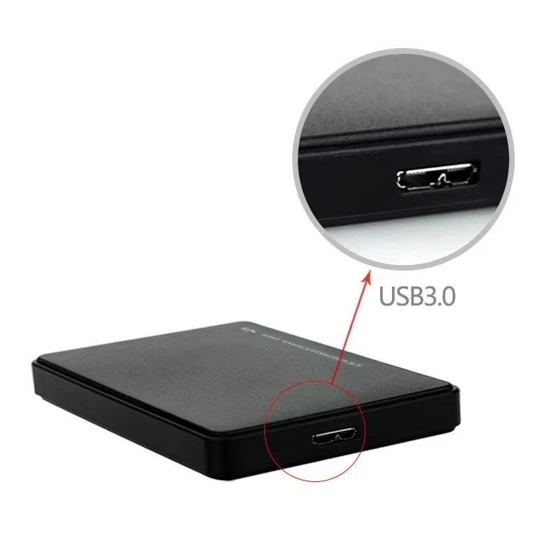 USB 3.0 2TB SATA SSD External Hard Drive Portable Desktop Mobile Hard Disk Case