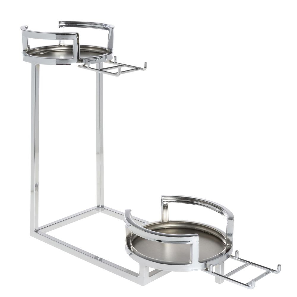 HUBERT Chrome 2-Tier Airpot Holder