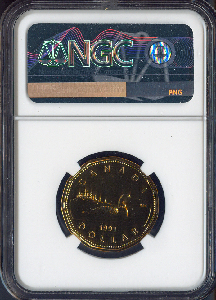 1991 Canada Loon Dollar $1 NGC MS67 UNC SET MAC - Quality