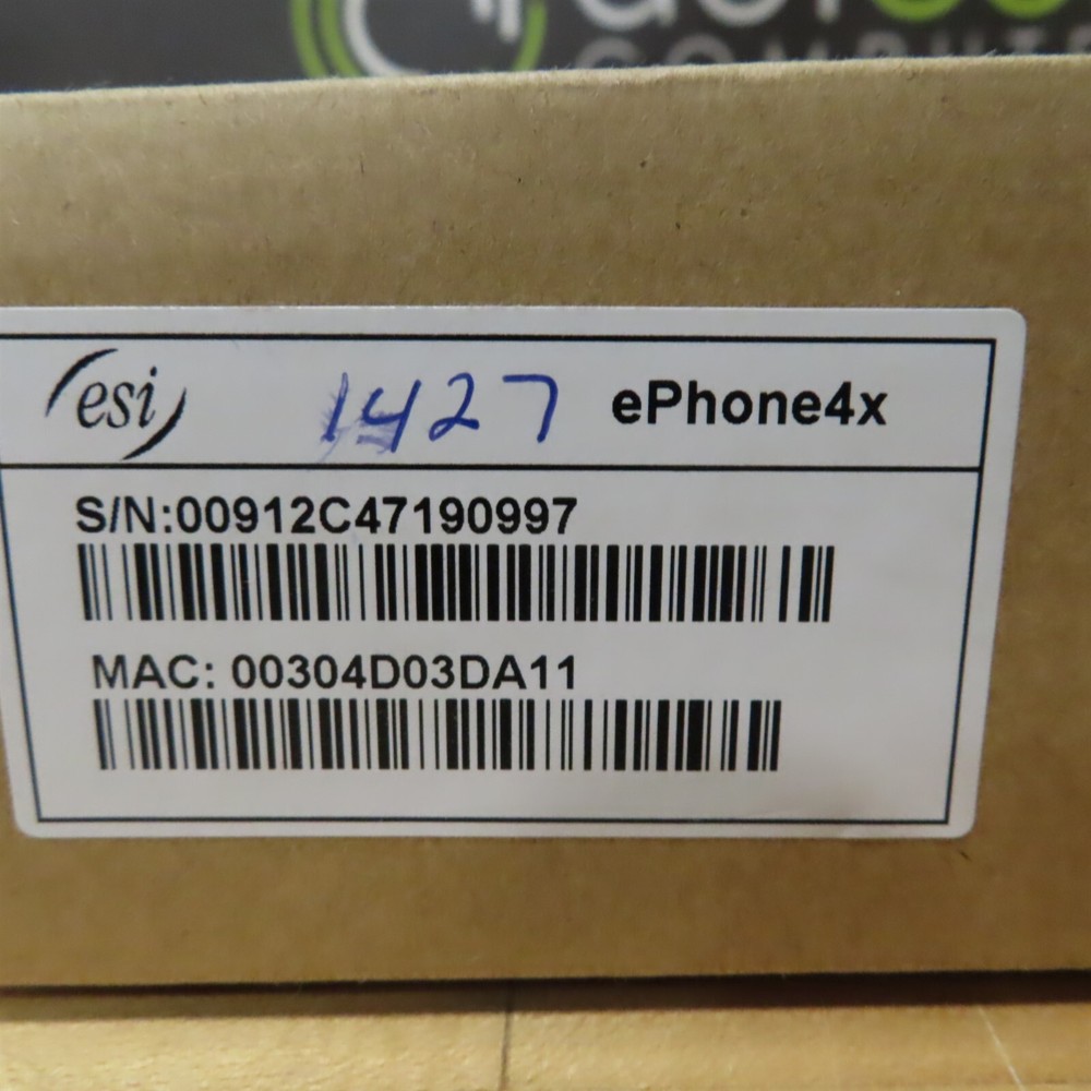 ESI ePhone4x Enterprise IP Phone for ESI eSIP Evolution Series & ESI eCloud PBX
