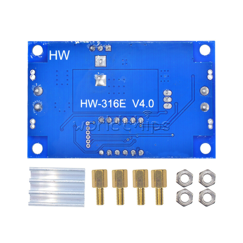 5A Adjustable Power CC/CV Step-down Charge Module LED Driver With Red Voltmeter